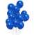 Blue Swanky Birthday Theme Decorations Balloons Set