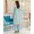 Anika 3 PCS Lawn Shalwar/Kameez & Dupatta Arctic Blue Unstitched Suit For Women