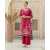 Isleen 3 PCS Lawn Shalwar/Kameez & Dupatta Pink Unstitched Suit For Women