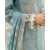 Anika 3 PCS Lawn Shalwar/Kameez & Dupatta Arctic Blue Unstitched Suit For Women