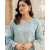 Anika 3 PCS Lawn Shalwar/Kameez & Dupatta Arctic Blue Unstitched Suit For Women