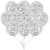 10 Pcs Confetti Balloons Pack For Birthday Decoration