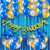 Blue Swanky Birthday Theme Decorations Balloons Set