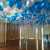 Happy Birthday Silver With Blue & Black Balloons Theme Set
