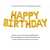 Happy Birthday Golden & White Complete Theme Balloons Set