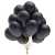 Happy Birthday Balloons Set Black - Pack of 30 Piece