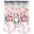 Graceful Pink Theme Of Happy Birthday Card/Banner & Balloons Set