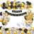 Black And Gold Party Decorations Confetti Balloons Set