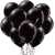 Pink And Black Happy Birthday Theme Balloons Set