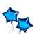 Wonder Balloons Shining Star Shape 10 Inch - Set 2 Pcs