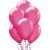 Pink And Black Happy Birthday Theme Balloons Set