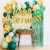 Green And Golden Happy Birthday Theme Balloons Set
