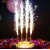Pack Of 6 Sparkling Candles For Birthday Cake