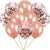 Gorgeous Rose Gold Theme Happy Birthday Foil Balloons SetGorgeous Rose Gold Theme Happy Birthday Foil Balloons Set