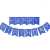 Happy Birthday Blue & Silver Theme Decoration Set