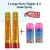 Pack Of 2 Party Poppers & 2 Snow Sprays For Birthday Parties