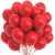 White & Red Happy Birthday Balloons Decoration Kit