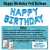 Lovely Blue &White Happy Birthday Theme Set