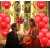 Happy Anniversary Home Decor Red Theme Balloons Set