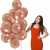 Happy Birthday Rose Gold Theme Balloons Set