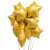 Happy Birthday Golden & Black Decoration Set With Combo Of Fairy Light