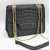 Crocodile Chain with Strap Cross Body Bag Color-Black