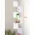 5-Tiers Diy Elegant Zig Zag Large Mount Corner Wall Shelf