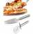 Silver Stainless Steel Pie Pizza Server & Cutter Wheel - Pack Of 2