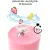 Electric Mini USB Blender Portable Juicer Cup with Handle, 350mL - (PINK)