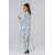 Embroidered Shirt and Sleeves Keyhole Neck Leaves Print 2-Piece Stitched Suit - White & Blue Embroidered Shirt and Sleeves Keyhole Neck Leaves Print 2-Piece Stitched Suit - White & Blue