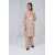 Embroidered Shirt and Trouser Square Neck Floral Print 2-Piece Stitched Suit - Skin Embroidered Shirt and Trouser Square Neck Floral Print 2-Piece Stitched Suit - Skin