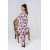 Embroidered Neck and Sleeves Tear Neck Leaves Print 2-Piece Stitched Suit - Red-Blue Embroidered Neck and Sleeves Tear Neck Leaves Print 2-Piece Stitched Suit - Red-Blue