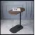 TWS Small Oval Sofa Side Table C Shaped End Table