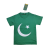 Independence Day Green Cotton 14 August T-Shirt For Kids