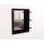 Toheed wood Wall Mount Dressing Mirror With Multiple Shelves - Black