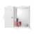 Bathroom Cabinet With Mirror and Shelves - White