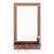 Wall Mirror with Shelf and Hanging Hook For Home