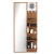 Toheed wood dressing Mirror with shelves & hanging hooks