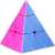 3x3 Pyramid Cube Sticker Less Puzzle Toy