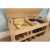Wooden Shoes storage Cabinet with seat