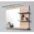 Bathroom Mirror with Shelves - Light Brown