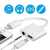 2 in 1 Earphone Audio Adapter Converter For iPhone