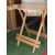 Beach wood space saving folding table
