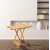 Beach wood space saving folding table