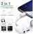 2 in 1 Earphone Audio Adapter Converter For iPhone