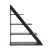 Triangle shape Brown decorative shelves Rack For Home & Office