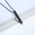 Fashionable Black Vertical Bar Locket For Men Fashionable Black Vertical Bar Locket For Men