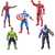 Avengers Action Figure Set Of 5: Captain America, Iron Man, Spider-Man, Hulk And Thanos