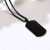 Black Stainless Steel Box Necklace For Men And Boys