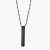 Fashionable Black Vertical Bar Locket For Men Fashionable Black Vertical Bar Locket For Men